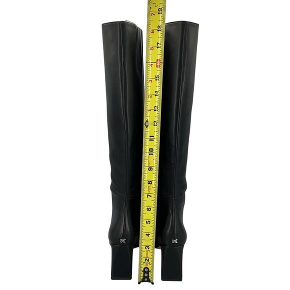 NEW Sam Edelman Women’s Sylvia Wide Calf Knee High Dress Boots Black Size 6M - Picture 4 of 10
